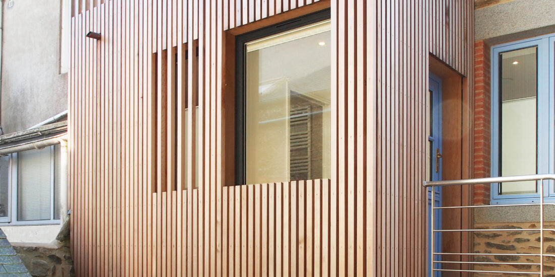 Maison KB projet construction rénovation restructuration réhabilitation Port de la Houle à Cancale Côte d'émeraude projet architecte