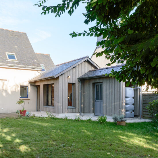 Projet AV Extension d'une maison individuelle à Cancale Côte d'émeraude projet architecte